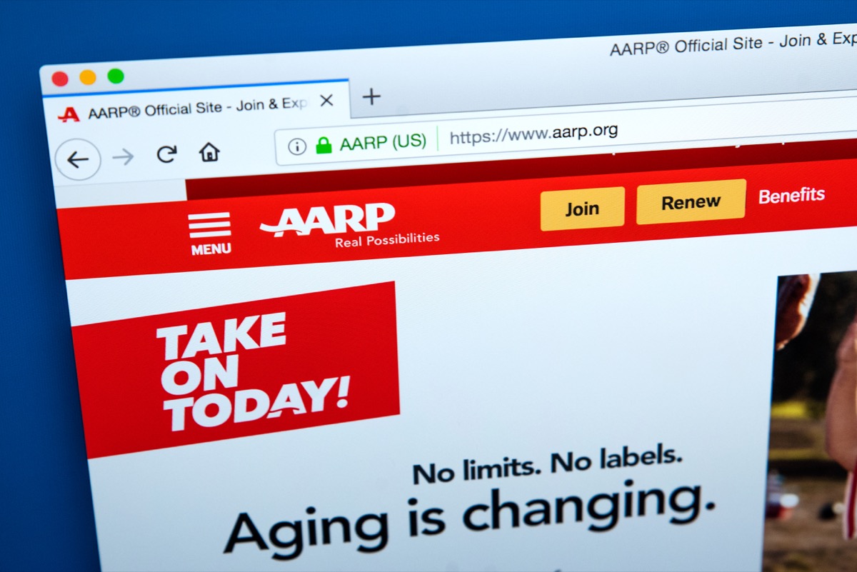 <span>"Signing up for AARP scores some of the best deals around," says Rex Freiberger, CEO of </span><a rel="noopener noreferrer external nofollow" href="https://www.gadgetreview.com/"><span>Gadget Review</span></a><span>. "Being a member with AARP gets you discounts on everything from restaurants to hotel bookings. The discounts through AARP are never less than 10%, but sometimes as much as 30% off."</span>