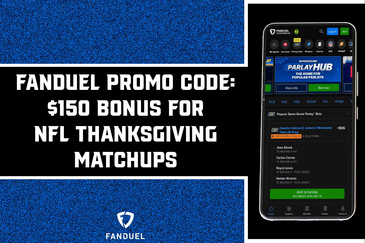 FanDuel Promo Code: $150 Bonus For NFL Thanksgiving Matchups