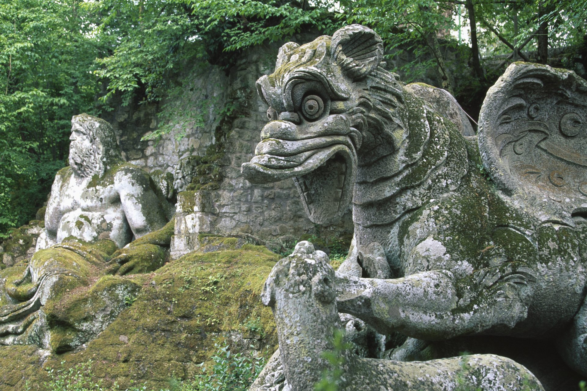 <p>The town of Bomarzo owes its fame mainly to its Parco Dei Mostri, created in 1547 at the behest of Prince Pier Francesco Orsini. Dominated by enigmatic mythological statues, alchemy symbols, and monsters of all kinds, this park is the object of study by philologists, scientists, and historians to this day. They continue trying to decipher the mysteries of this enchanted forest.</p>