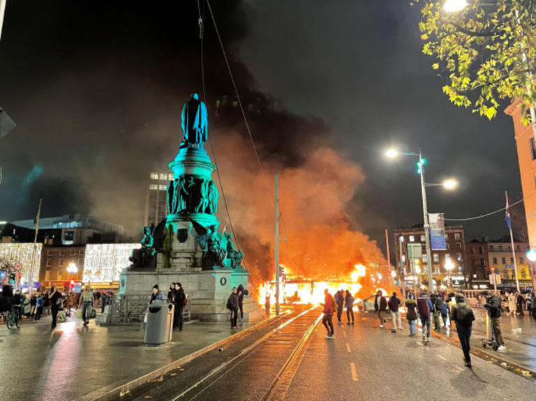 In pictures: The violent riots in Dublin city centre and the aftermath of the chaos