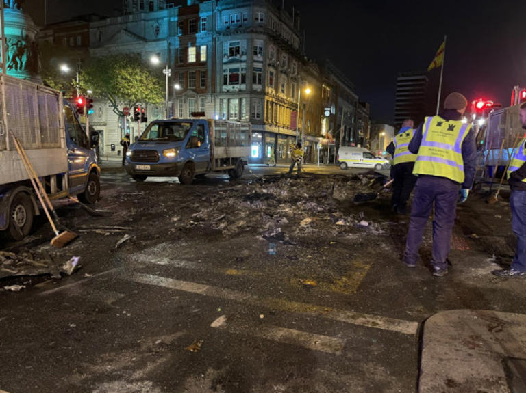 In pictures: The violent riots in Dublin city centre and the aftermath of the chaos