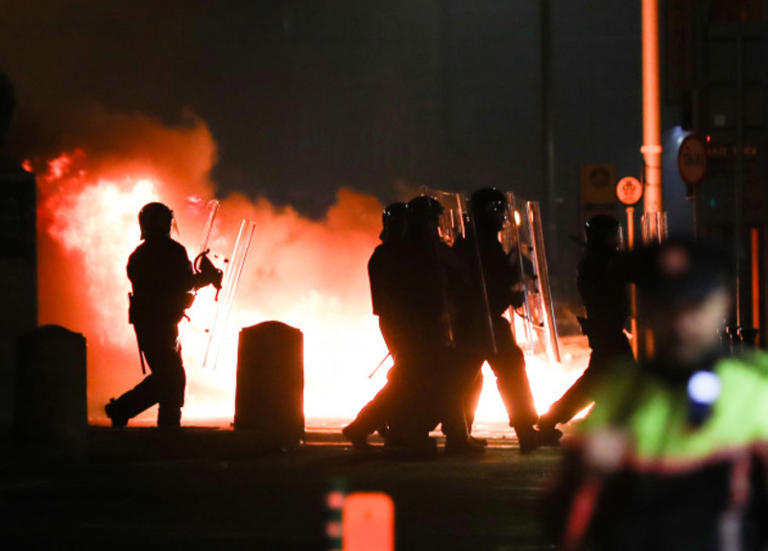 In pictures: The violent riots in Dublin city centre and the aftermath of the chaos