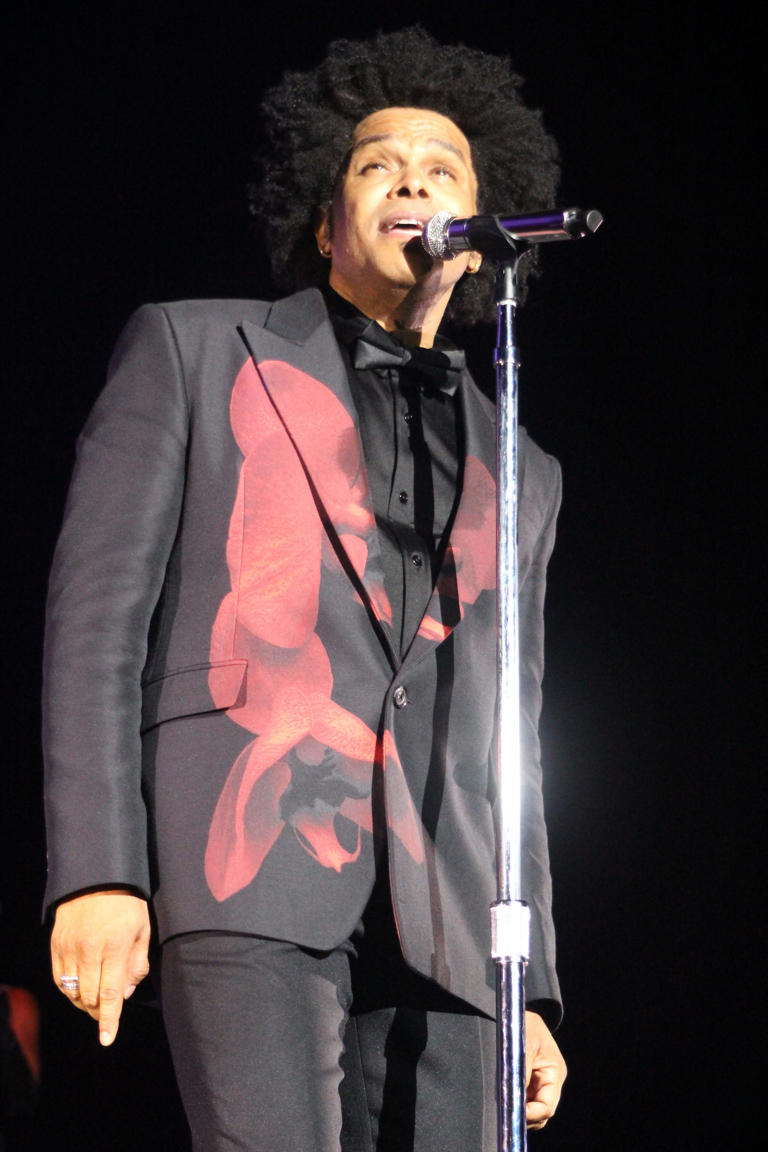 R&B singer Maxwell, with opening act BJ the Chicago Kid, performed at the Crown Coliseum in Fayetteville on Friday, Oct. 2023, during 'Night: The Trilogy Tour.'