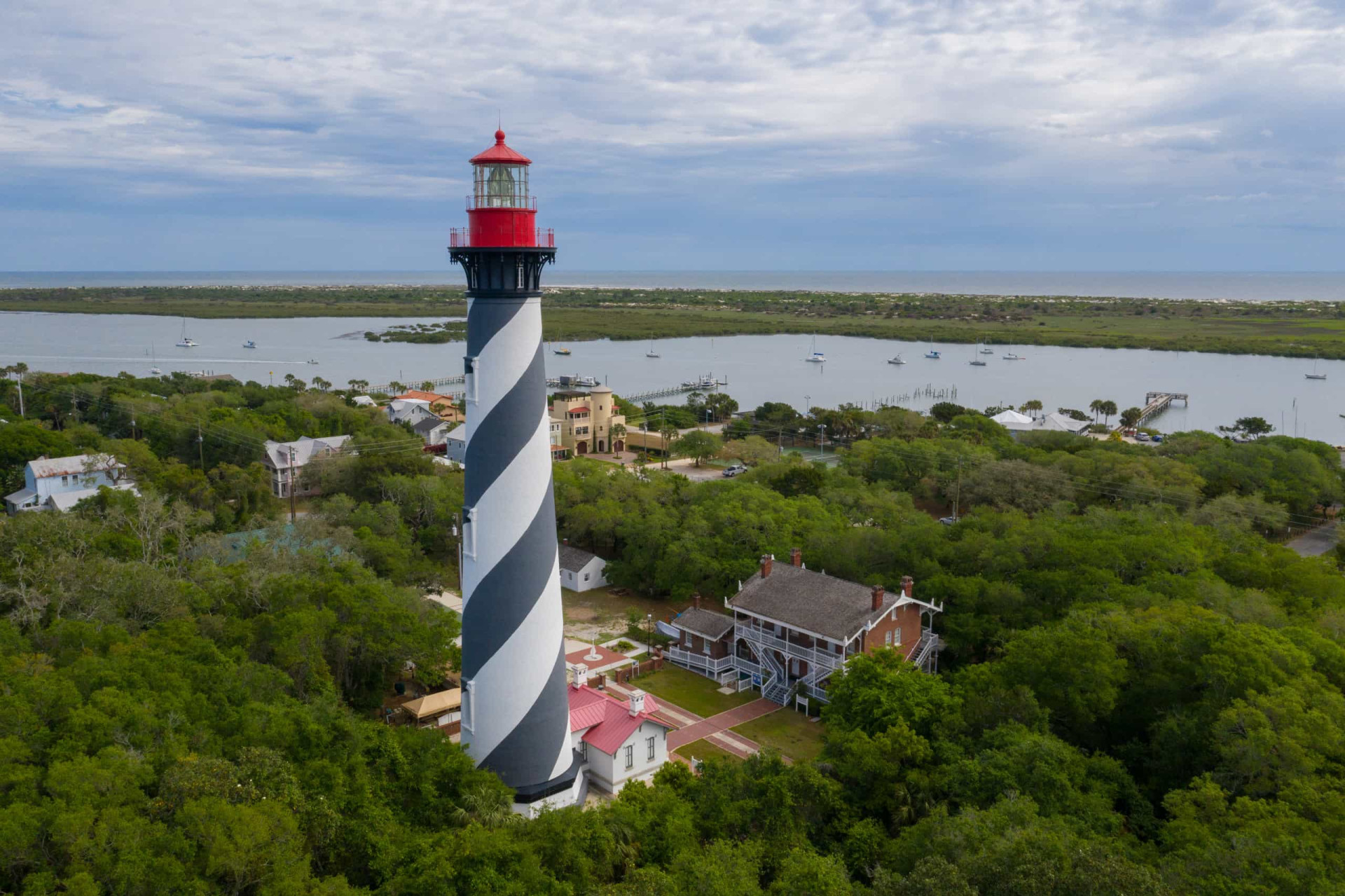 <p>St. Augustine Lighthouse is said to be haunted by the ghost of the children of Hezekiah Pittee, who was the man responsible for rebuilding the lighthouse. The children drowned in the area. The "Man in Blue," who is supposedly the ghost of a lighthouse keeper, is also responsible for haunting the place, among other spirits.</p>