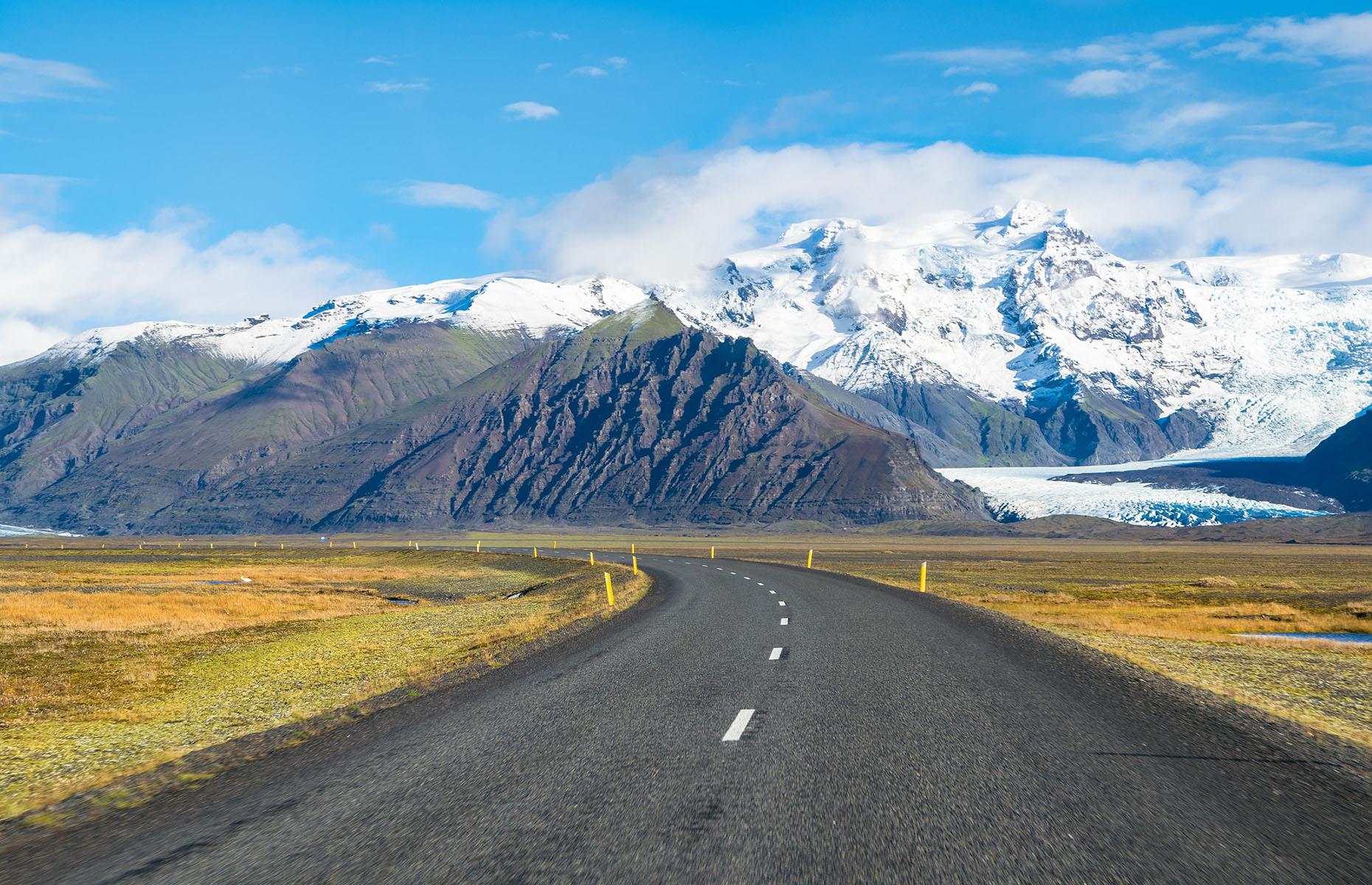 <p>From glistening ice caves to ebony beaches and sulphurous hot springs, an Icelandic road trip is a feast for all the senses. As its name suggests, the Ring Road circumnavigates the country, stretching for 828 miles (1,332km).</p>  <p>It’s wise to hire a 4X4 to make this road trip more comfortable and roads are infinitely more passable between April and September.</p>