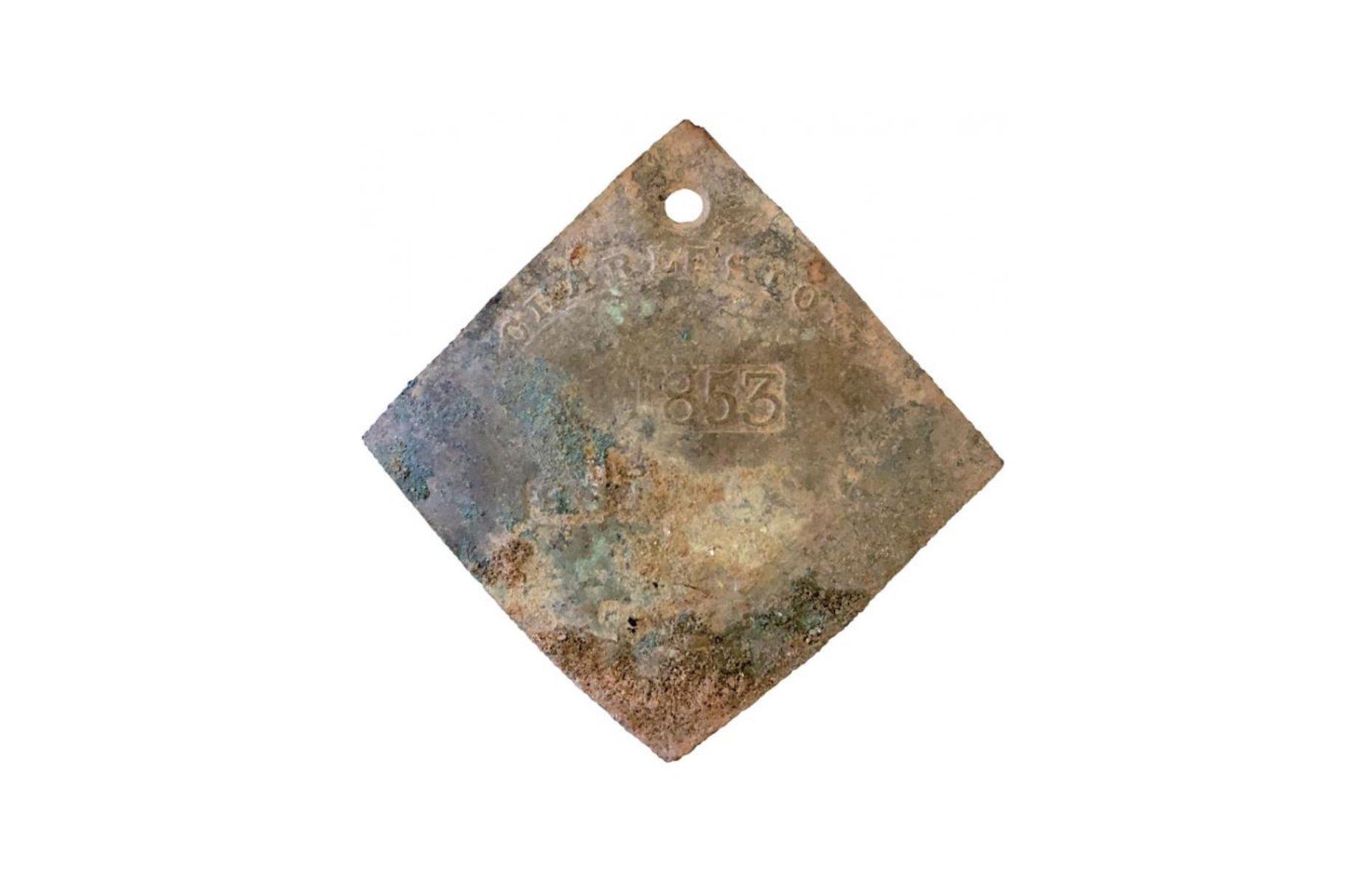 <p>Evidence of South Carolina’s slaveholding past was unearthed when students from the College of Charleston helped to excavate part of their campus ahead of rebuilding works in 2021. They found a copper slave tag labeled '1853' – these tags were used to prove that an enslaved person was authorized to work for someone else besides their owner. </p>  <p>Most likely the tag was worn by an enslaved person who was hired out to work in a kitchen that existed on the site in the mid-19th century.</p>