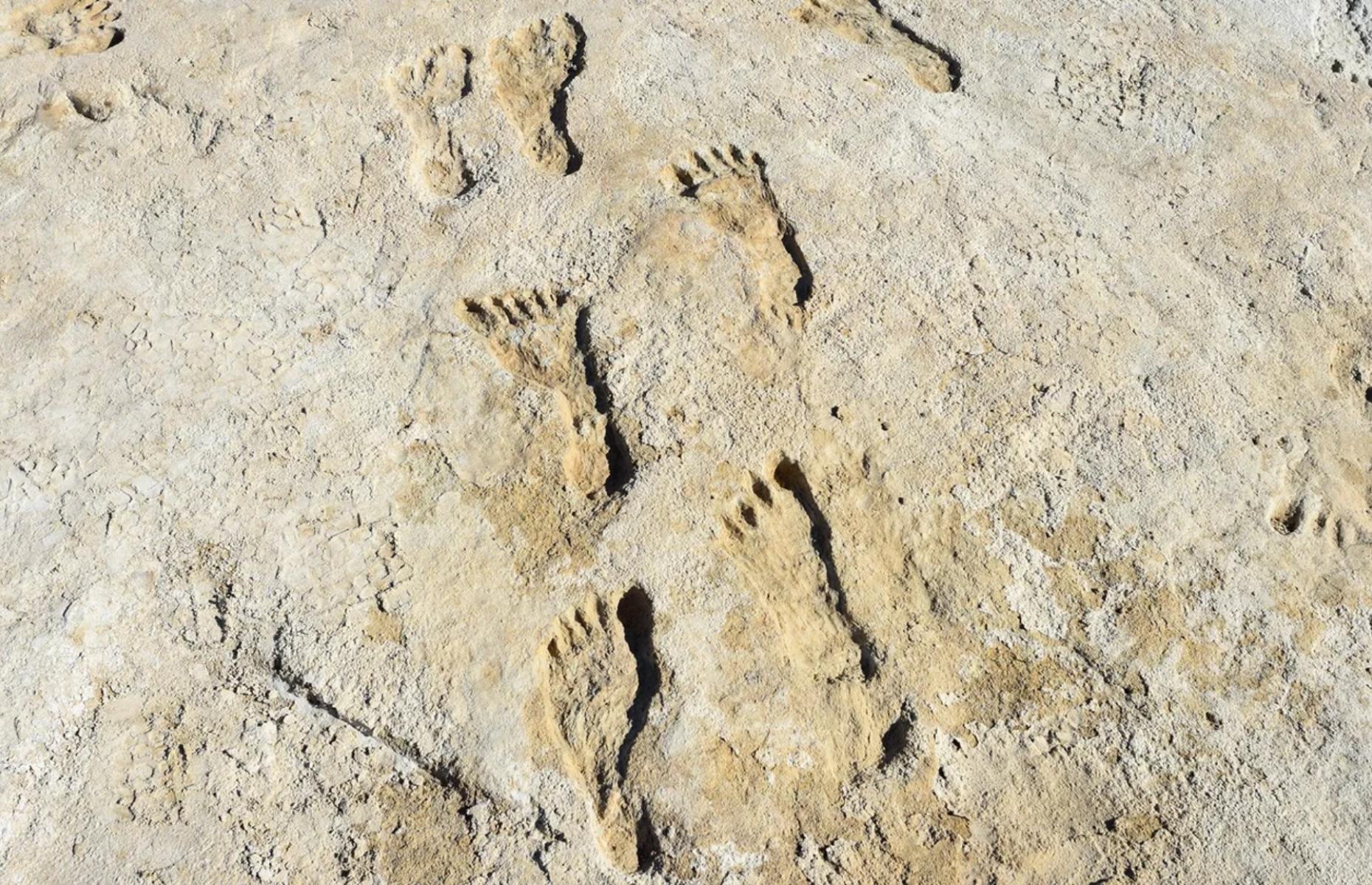 <p>Experts have been aware of ancient footprints at White Sands since the turn of the 20th century, but in 2021 scientists announced that seeds found within the footprints push back their date of origin to 21,000 BC, which would make them the oldest human footprints ever found. Not everyone agrees – some think the dating methods are flawed – but nobody doubts that the prints were left by extremely ancient prehistoric people, mostly children and teenagers.</p>  <p>Their feet left evidence that would cause archaeologists to argue thousands of years later.</p>