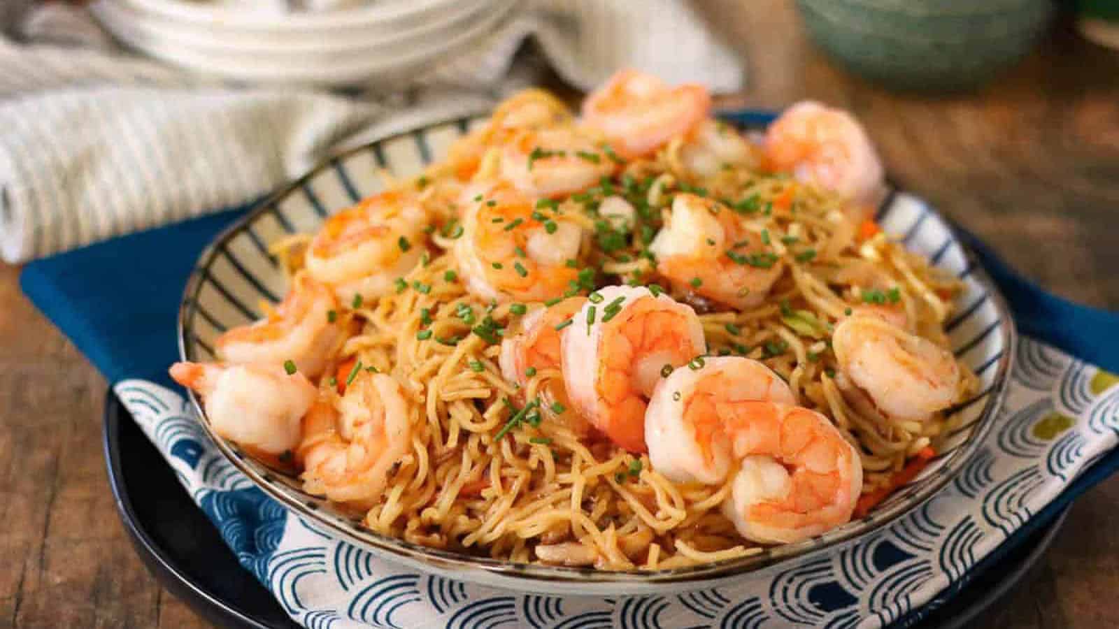 <p>Fancy some seafood in your noodles? The Shrimp Yakisoba is like love at first bite. This Japanese stir-fry noodle dish combines succulent shrimp with a savory, tangy sauce. Every bite is a burst of flavor that’s hard to forget. Be warned: one dish might not be enough!<br><strong>Get the Recipe: </strong><a href="https://allwaysdelicious.com/shrimp-yakisoba/?utm_source=msn&utm_medium=page&utm_campaign=msn">Shrimp Yakisoba</a></p>
