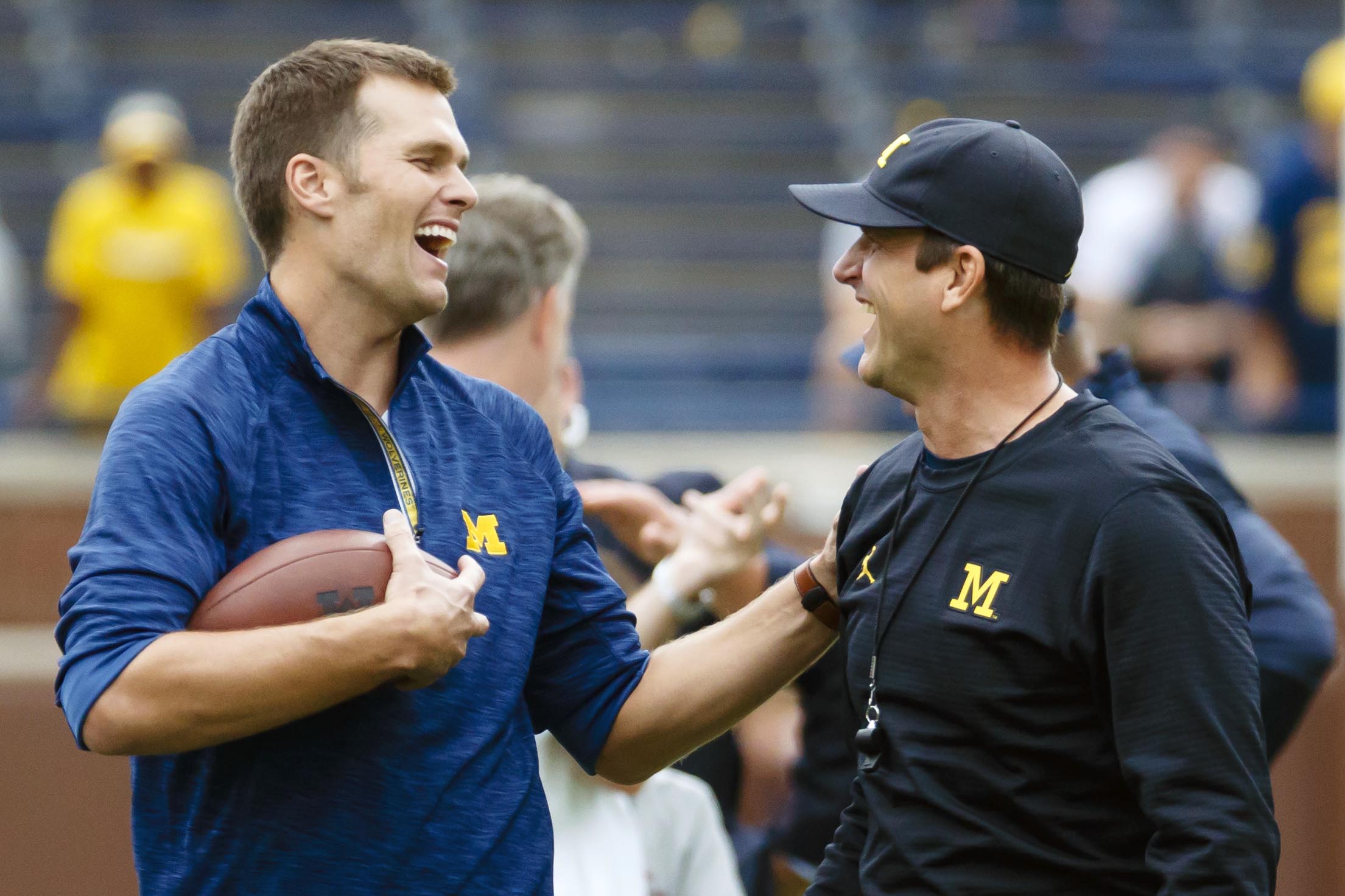 tom brady narrated a hype video for the game ahead of michigan-ohio state
