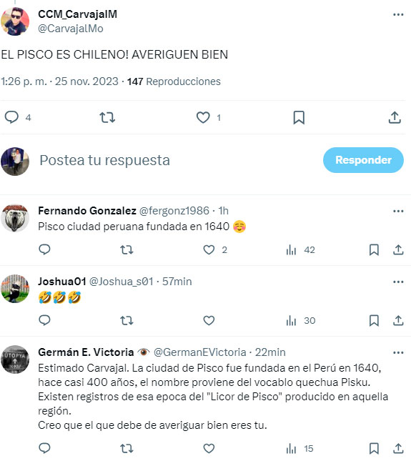 taste atlas considera que el pisco es de perú y chilenos se enfurecen en las redes sociales