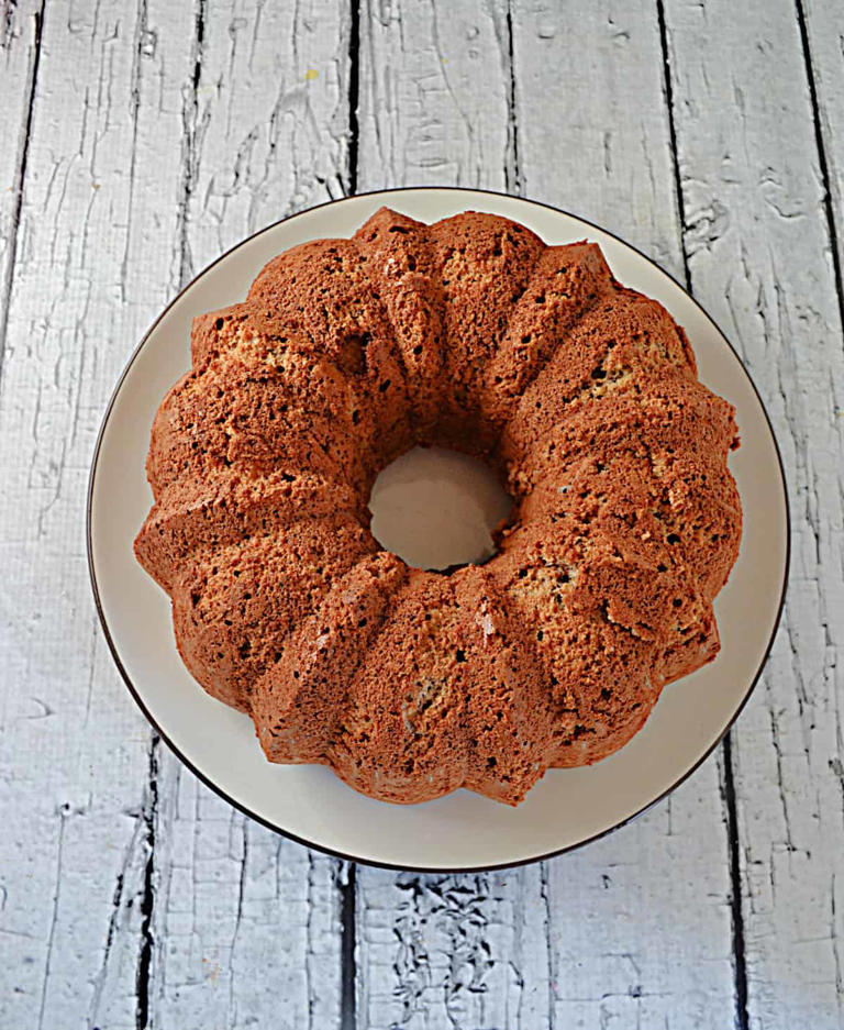 Pecan Pie Chiffon Cake