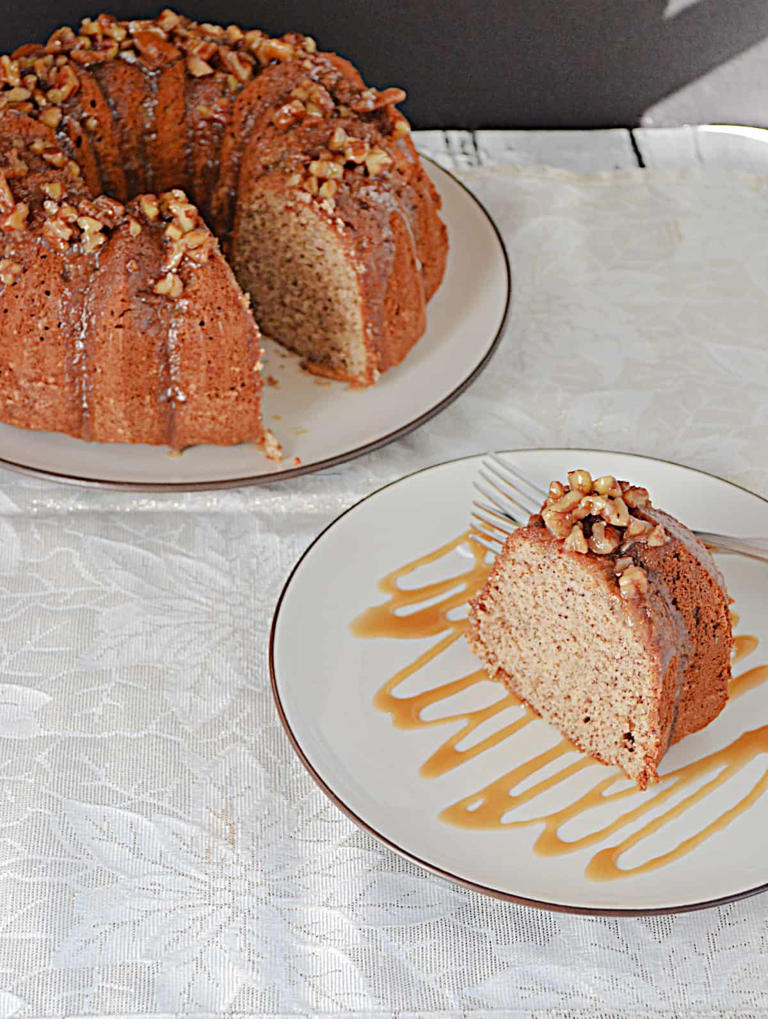 Pecan Pie Chiffon Cake