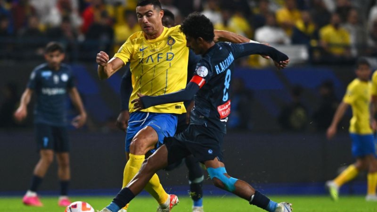 cristiano ronaldo anota un impresionante gol desde 40 metros en una noche en la que deslumbró ante la portería rival