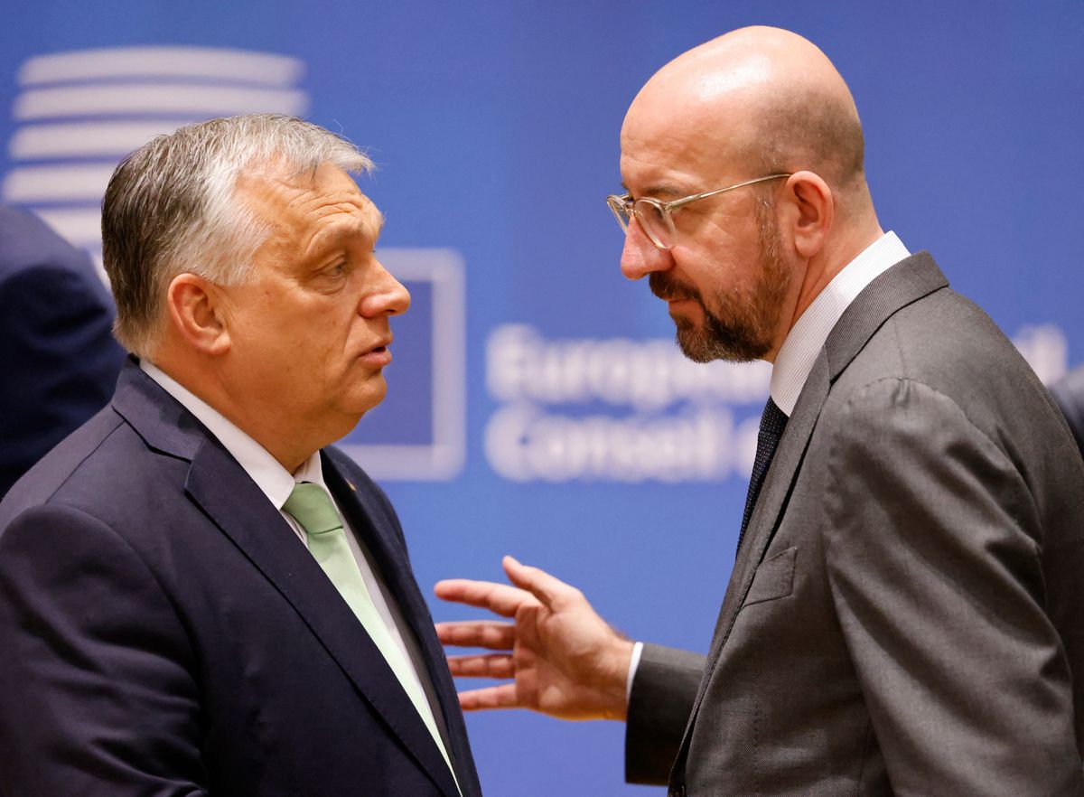 charles michel versucht, orbán auf linie zu bringen