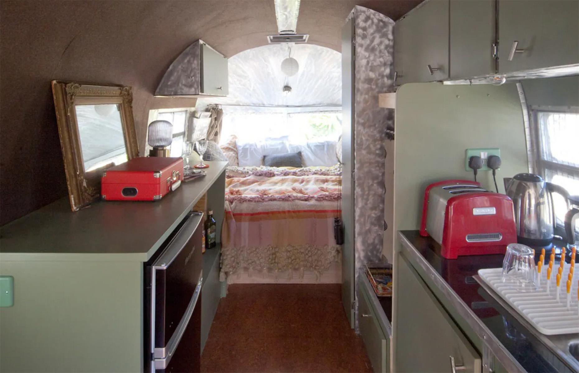 <p>Sales of the Clipper went through the roof, despite the trailer's hefty $1,200 price tag – a lot of money in Depression-era America, the equivalent of around $25,560 (£20.4k) today.</p>  <p>While this <a href="http://www.airbnb.co.uk/rooms/590396573709375105">Airbnb</a> showcases a well-preserved 1950s interior, its predecessor, the 1936 model, was similarly designed to be cosy and comfortable, with leather seating, solid cabinetry and a cocoon-like ceiling.</p>