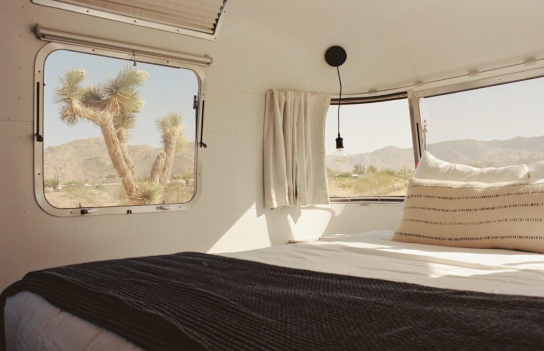 <p>Each spacious 31-foot Airstream can sleep up to three adults, or two adults and two children, and boasts a fully functional kitchenette and a comfortable seating area.</p>  <p>There's also a stylish and surprisingly spacious bathroom with a walk-in rain shower for the ultimate glamping experience. </p>