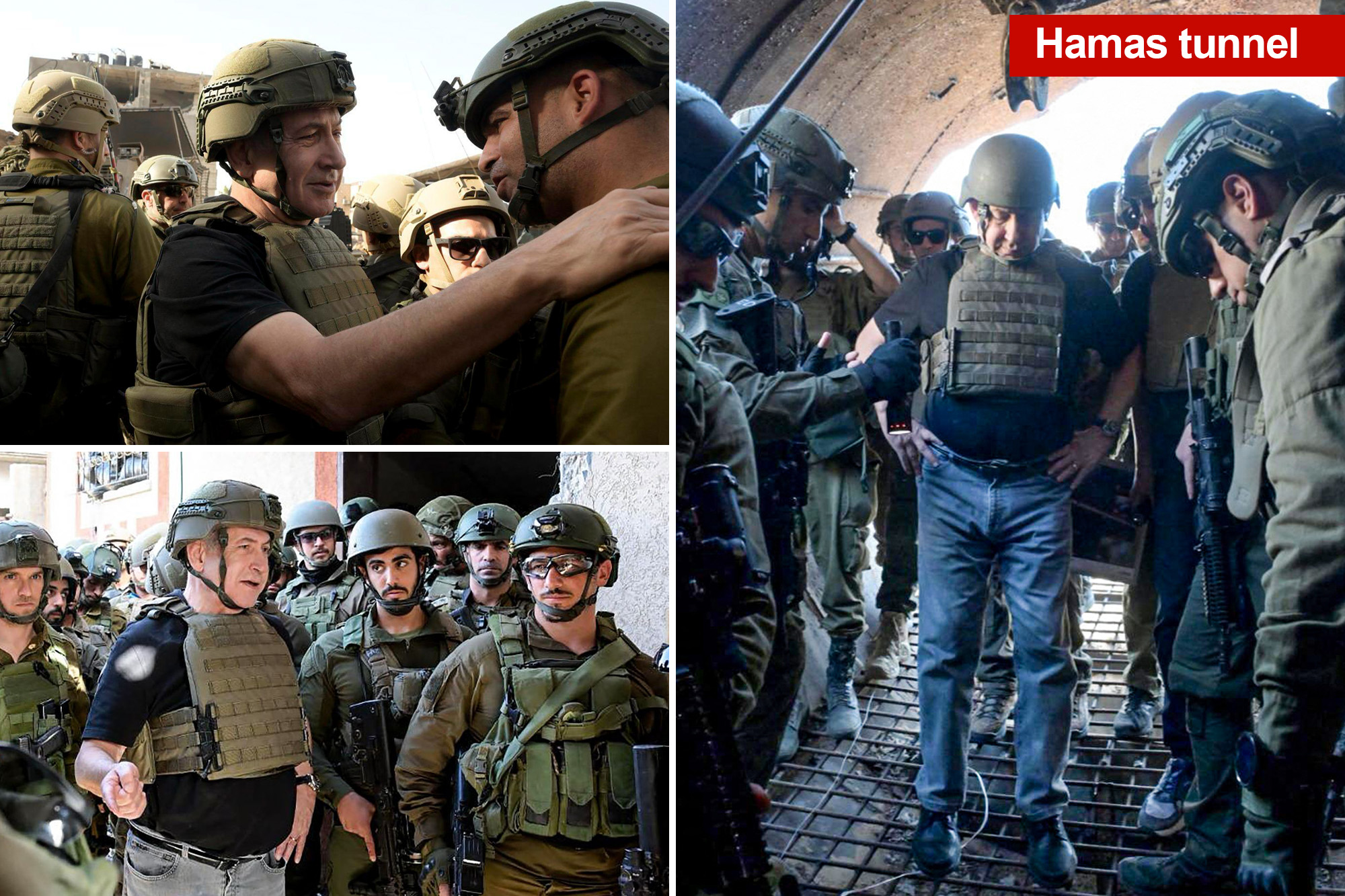 Netanyahu Visits Troops In Gaza, Tours Terror Tunnels: ‘We Will ...