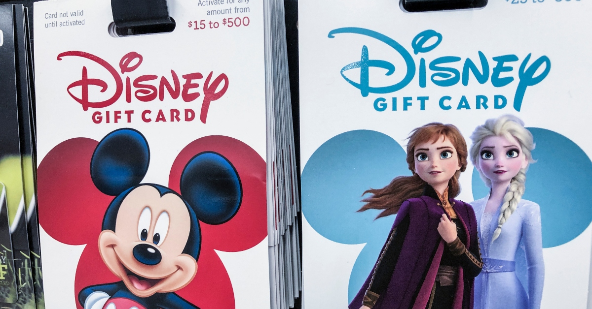 <p> You’re probably including souvenirs and other fun purchases in your Disney budget so get those costs covered now and put that toward your Disney trip savings at a discount. </p> <p> Disney gift cards can be purchased for less than the face value at stores like Sam’s Club, or you can use your Target REDcard to buy Disney cards at face value but use your REDcard discount to get 5% off the purchase price. </p>