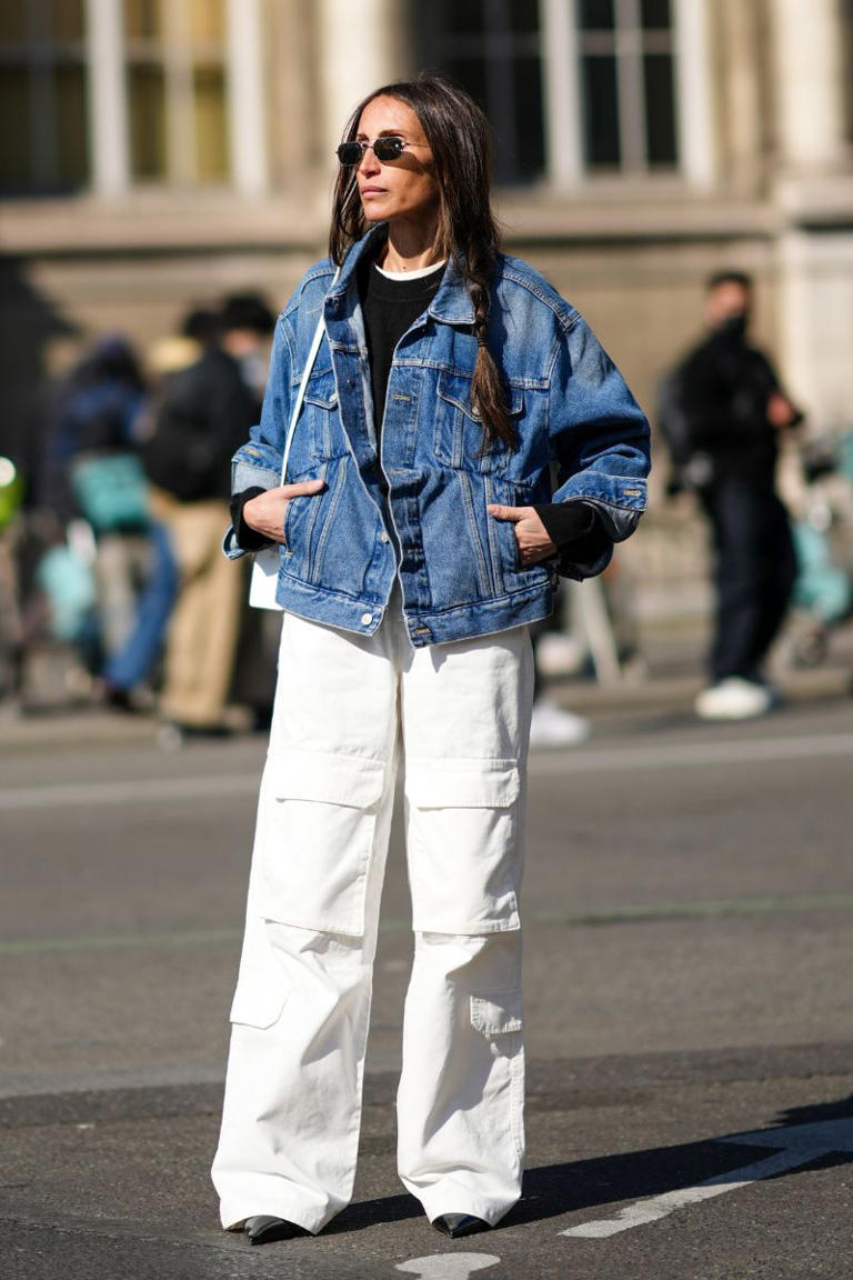 32 inspirational street style denim jacket shots