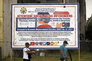 bir to social media influencers: pay taxes or face charges