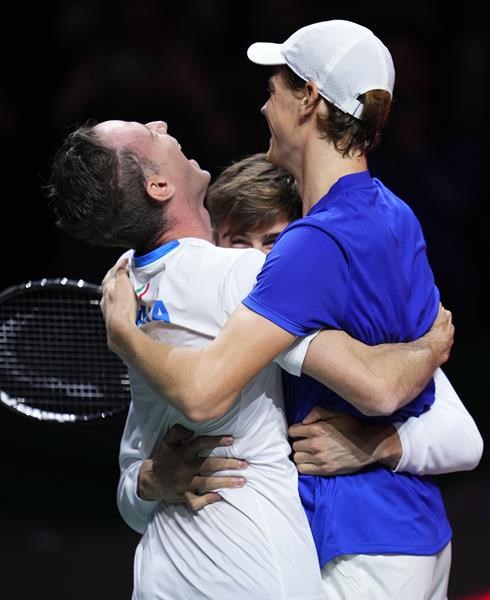 sinner leads italy to its first davis cup title in nearly 50 years with a 2-0 win over australia