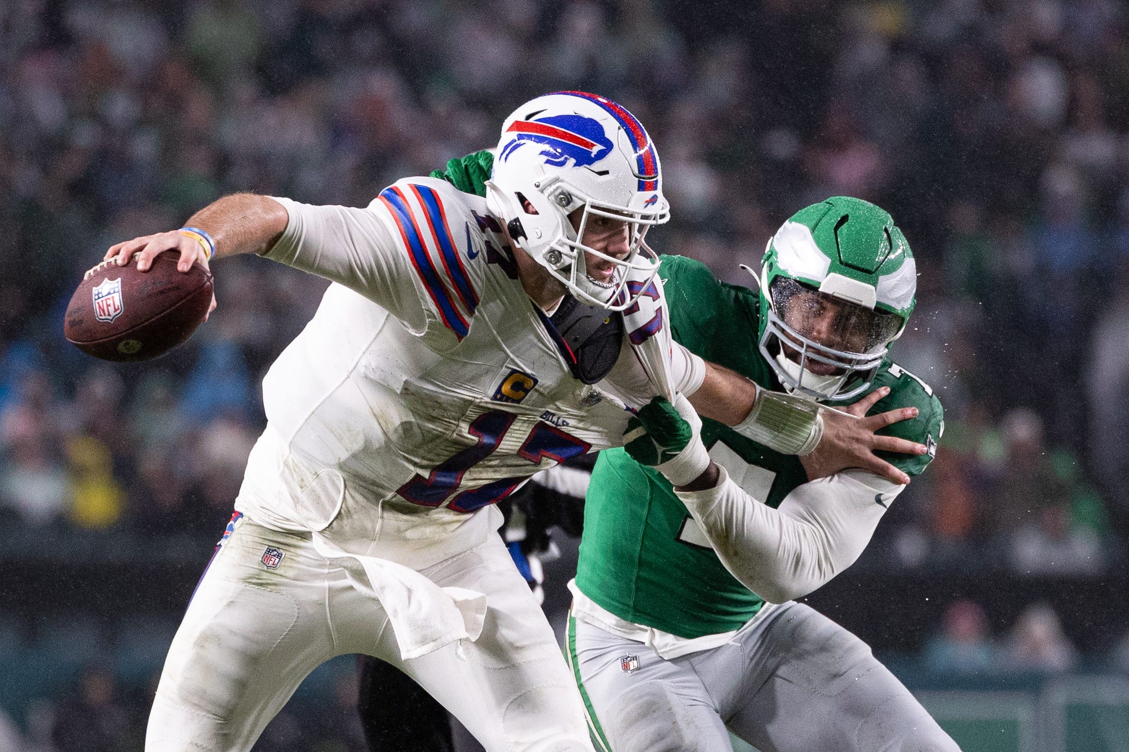 no-call for potential horse-collar tackle on josh allen plays key role in bills' loss to eagles