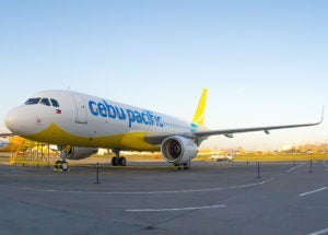 cebu pacific cancels flight going to virac from manila due to bad weather
