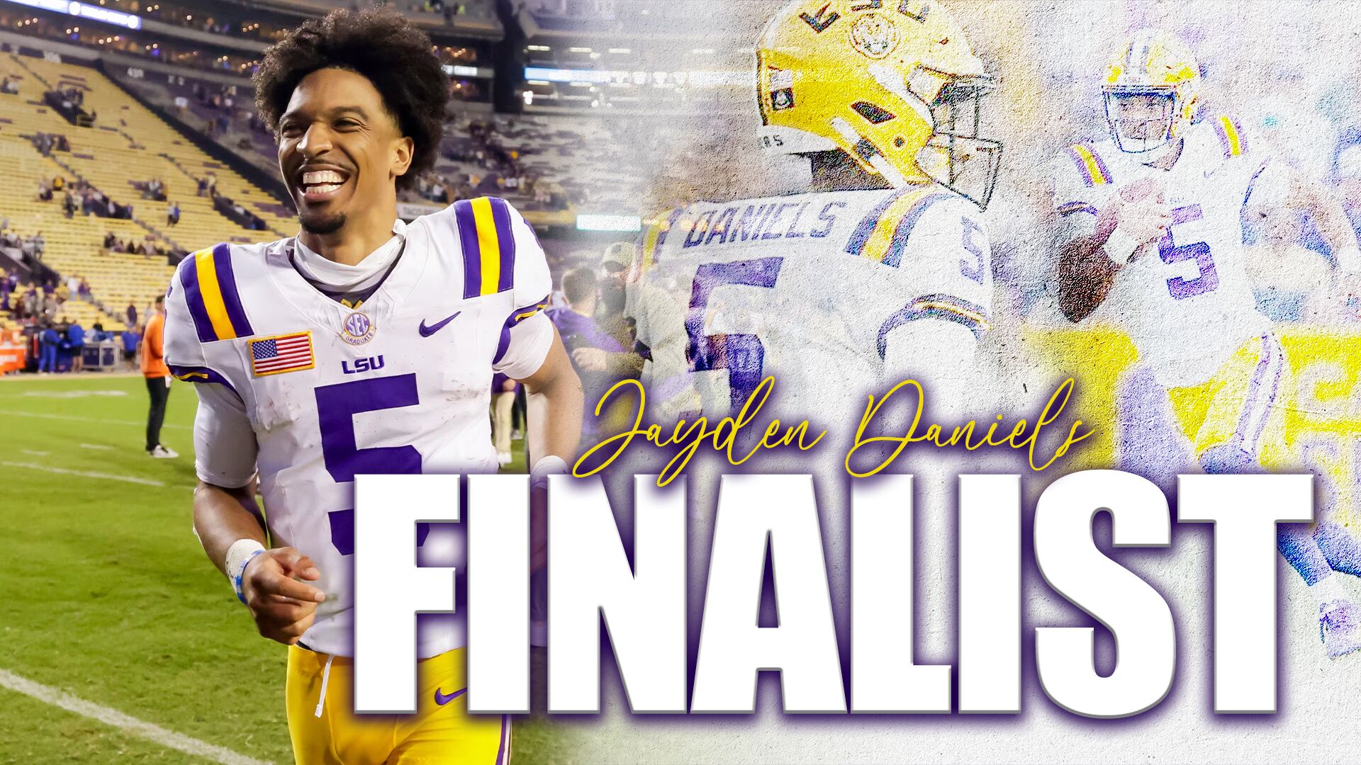 LSU QB Jayden Daniels Named Heisman Trophy Finalist