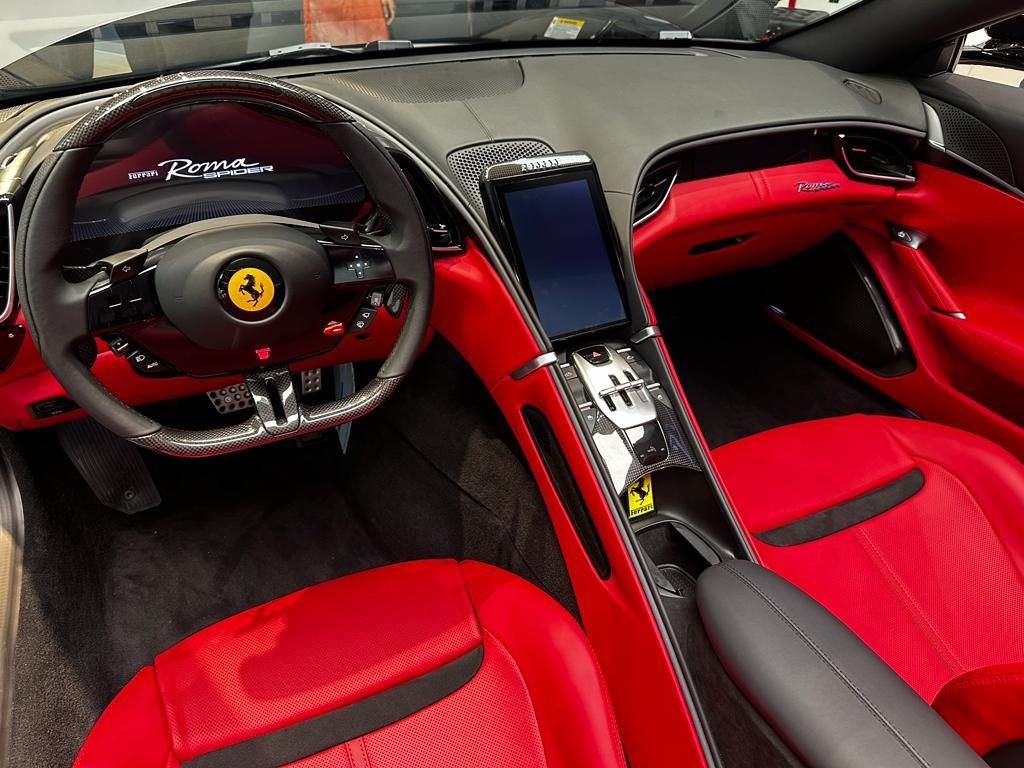 Спайдер 2023. Ferrari ROMA Spider 2023. Ferrari ROMA Spider 3.9 AMT (03.2023 - Н.В.) - технические характеристики.