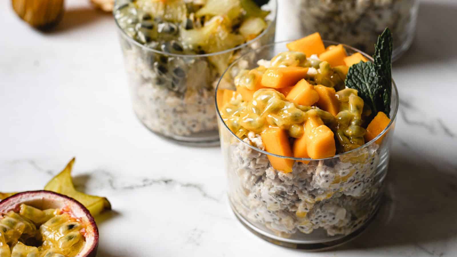 <p>Transport yourself to a tropical paradise effortlessly with Tropical Sunrise Overnight Oats. Assemble the ingredients before bedtime, and wake up to a bowl of island-inspired goodness. It’s the lazy person’s ticket to a hassle-free breakfast.<br><strong>Get the Recipe: </strong><a href="https://immigrantstable.com/tropical-vegan-overnight-oats-gluten-free/?utm_source=msn&utm_medium=page&utm_campaign=18 extremely quick and easy breakfast ideas for lazy people">Tropical Sunrise Overnight Oats</a></p>