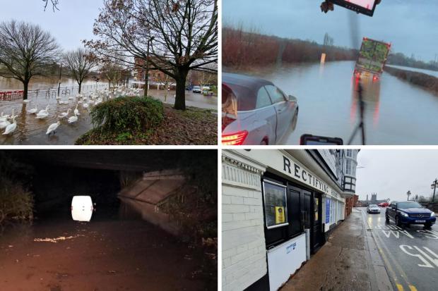 City Prepares For Flooding As River Severn Burst Its Banks