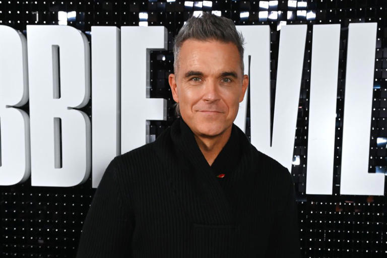 The singer attends the launch of new Netflix documentary series Robbie Williams at the London Film Museum (Photo: Dave Benett/WireImage)