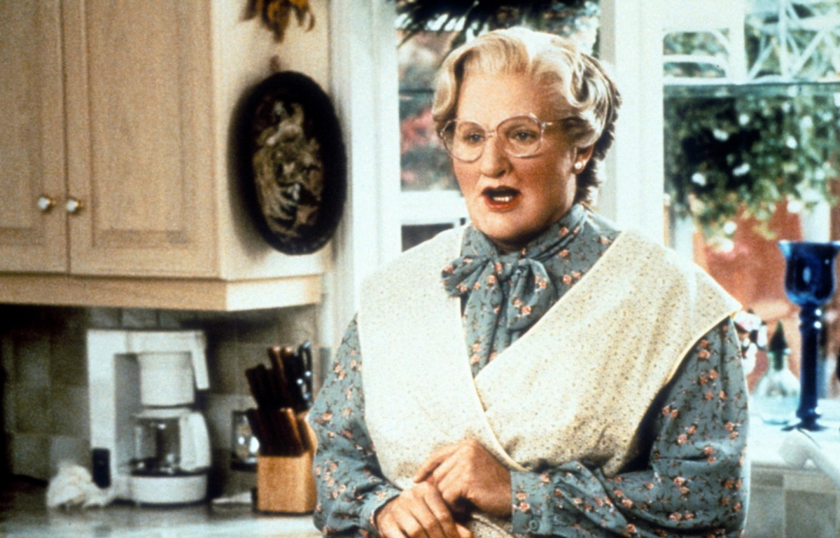 <p>Despite his eccentric approach to parenting, and probably life-long trauma caused to his kids, Daniel's genuine love for his children is evident. Portrayed by Robin Williams, Daniel poses as their nanny after he loses custody.</p> <p>What other thing but love would make someone dress up in prosthetics and dresses every day? His determination to remain a part of their lives, even through unconventional means, reflects his commitment to being a loving father.</p>