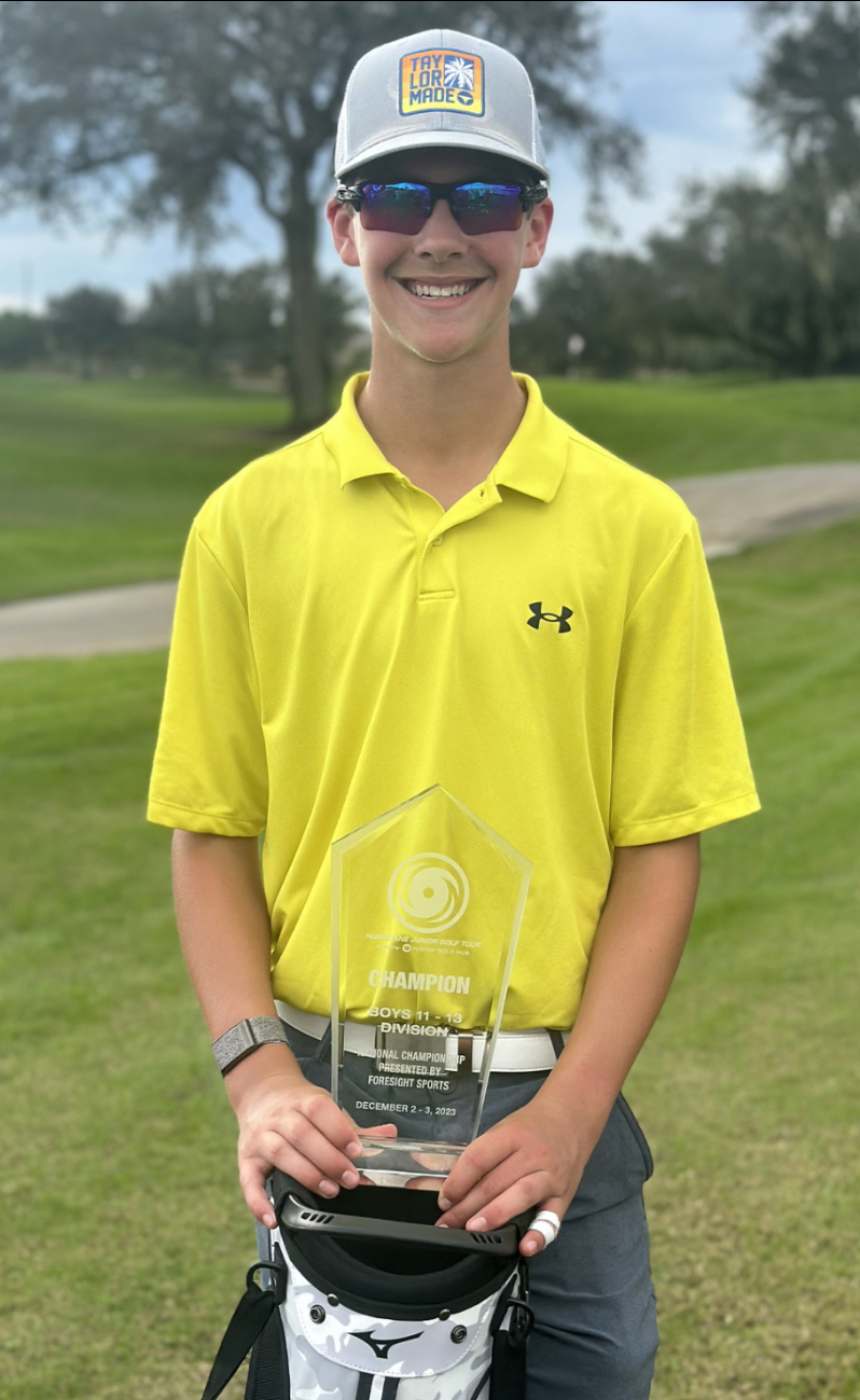 Scotts Valley junior golfer Lucius Niesen wins HJGT national championship