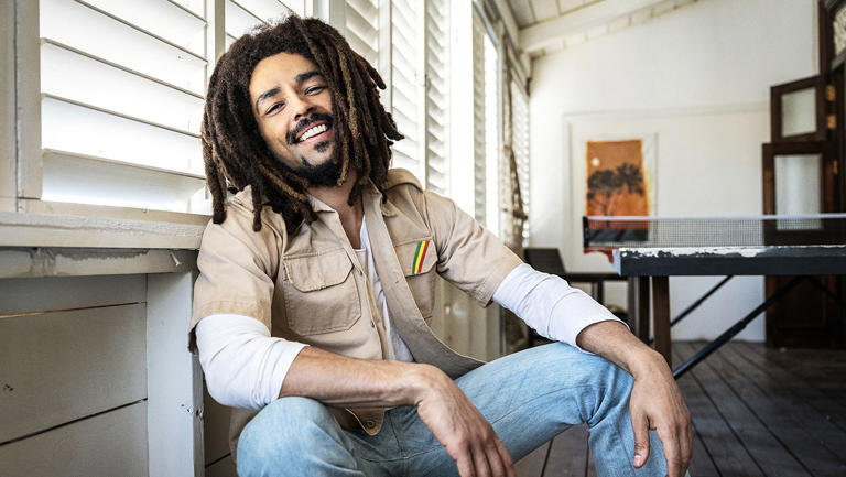 Kinglsey Ben-Adir as Bob Marley in Bob Marley: One Love