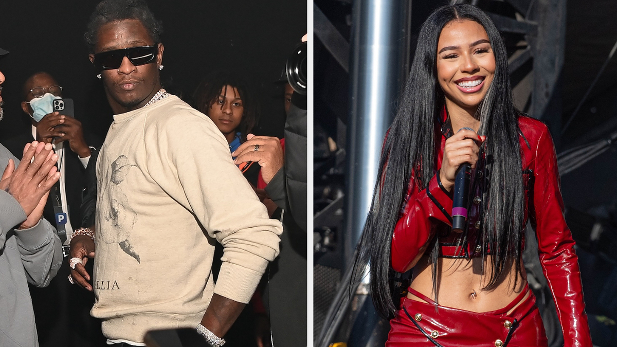 Young Thug Appears To Mouth 'I Love You' To Girlfriend Mariah The ...