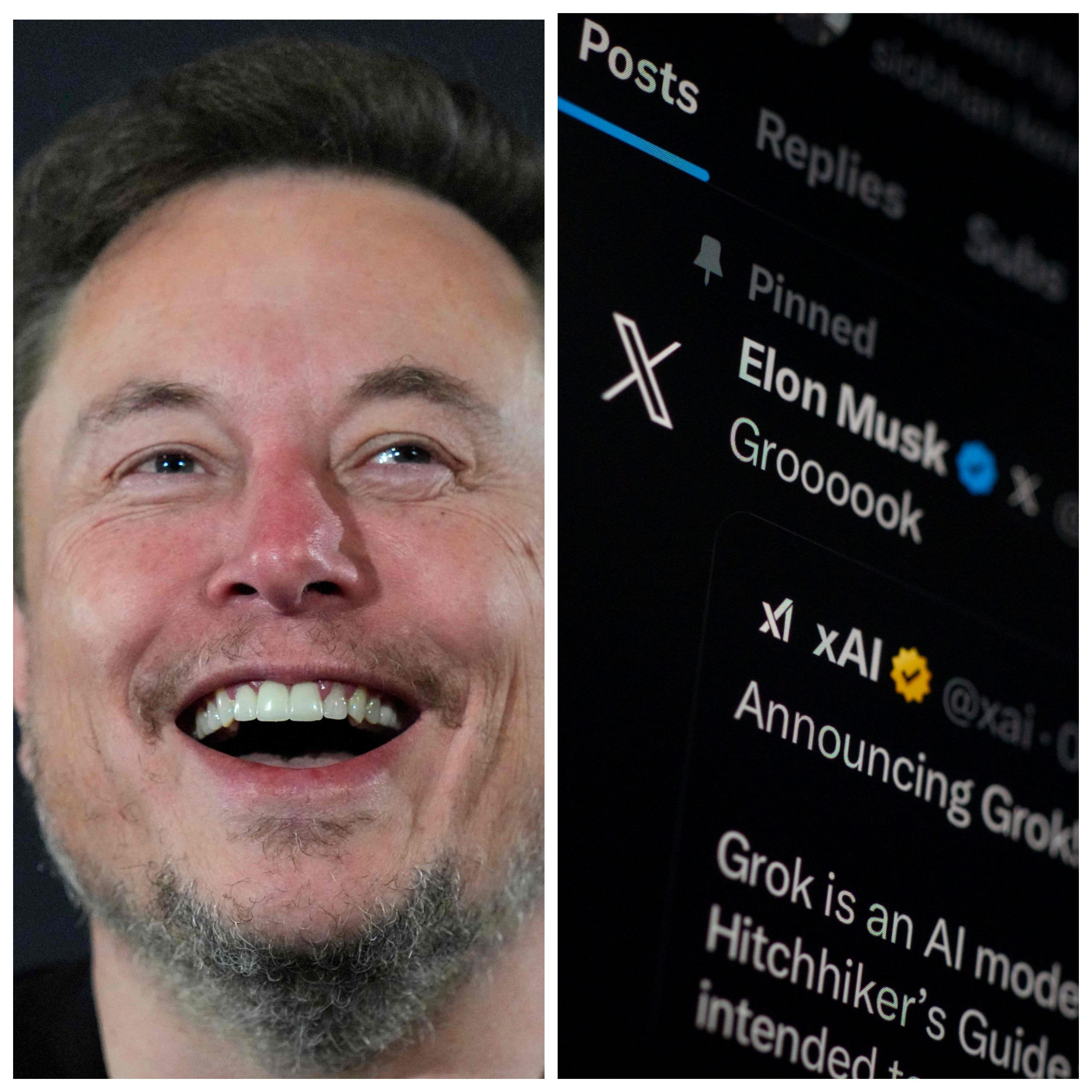 Elon Musk announces Grok <a>Getty Images</a>