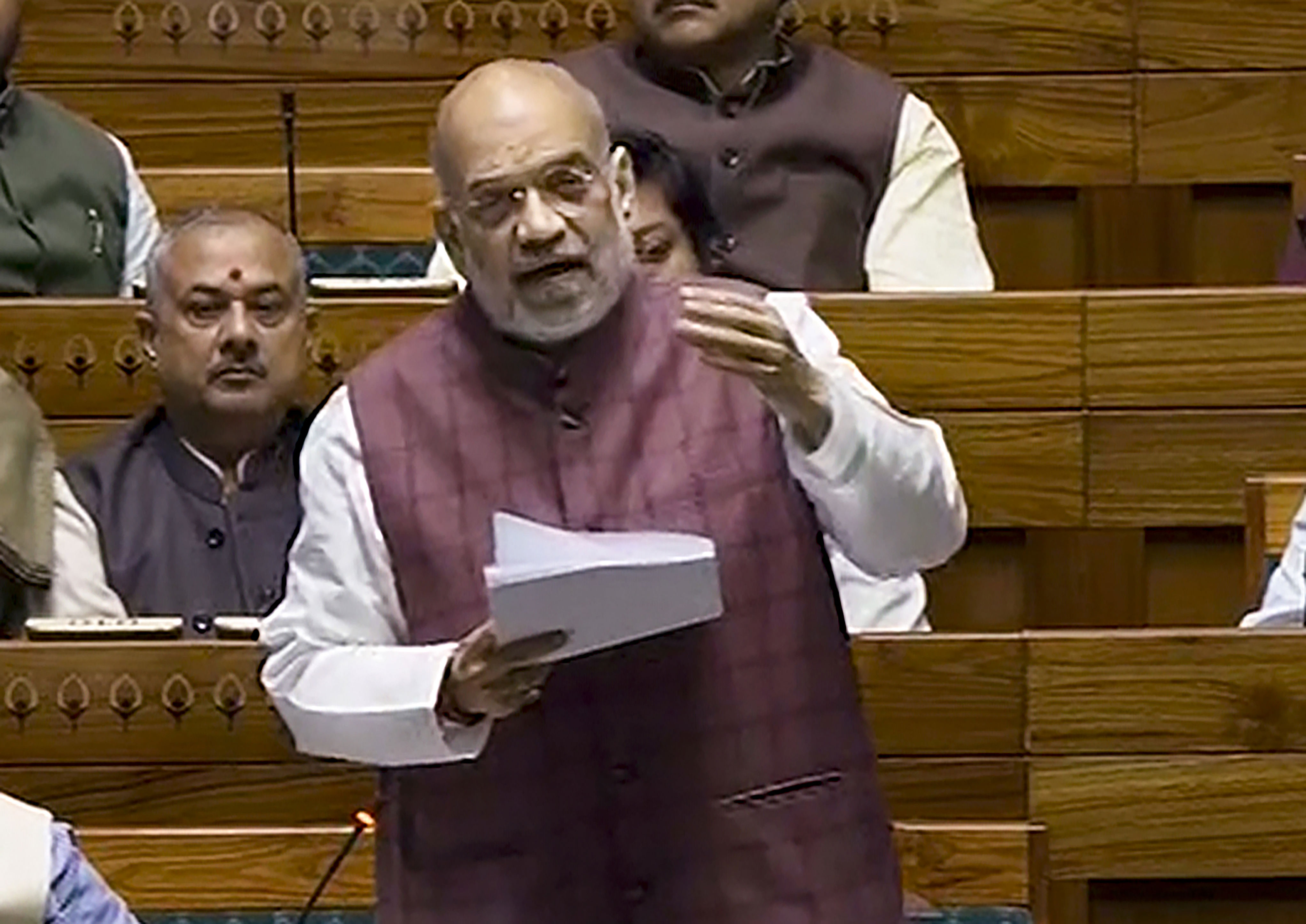 shah made 'blatantly false' statements in lok sabha on nehru's role in j-k, says congress