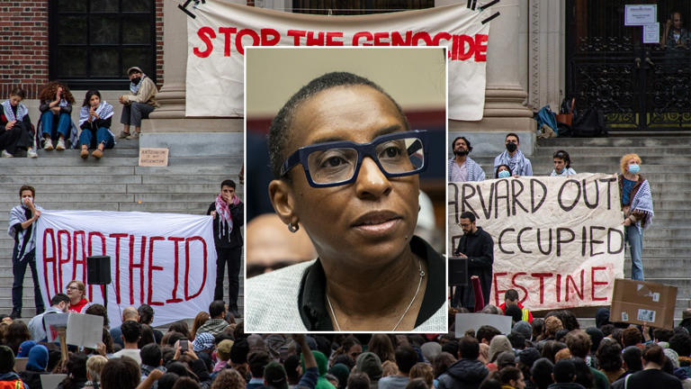 Harvard Pres. Claudine Gay testified before Congress over antisemitism on the college campus Getty Images