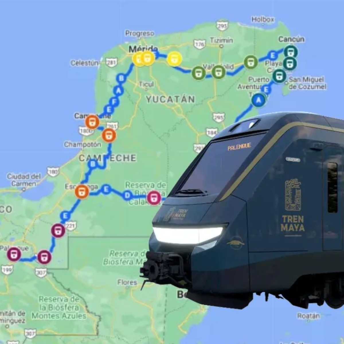 Viaja De Campeche A Cancún Conoce Las Estaciones Por Las Que Pasará El Tren Maya 2157