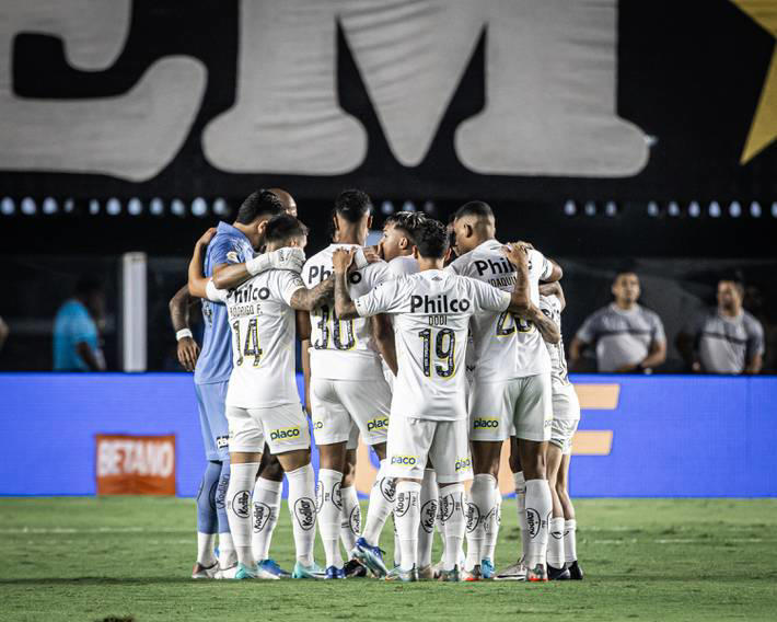 Santos tenta evitar rebaixamento no Brasileiro. Foto: Raul Baretta/Santos FC