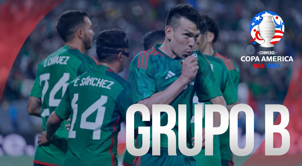 Grupo B de la Copa América 2024 calendario y fixture con México