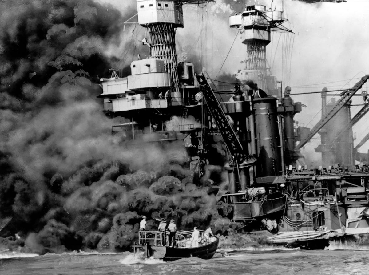pearl harbor remembrance day: historical photos show the dec. 7, 1941 attack in hawaii