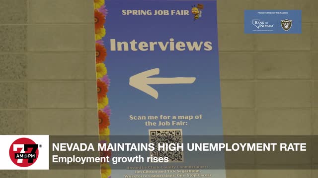 Nevada Maintains High Unemployment Rate