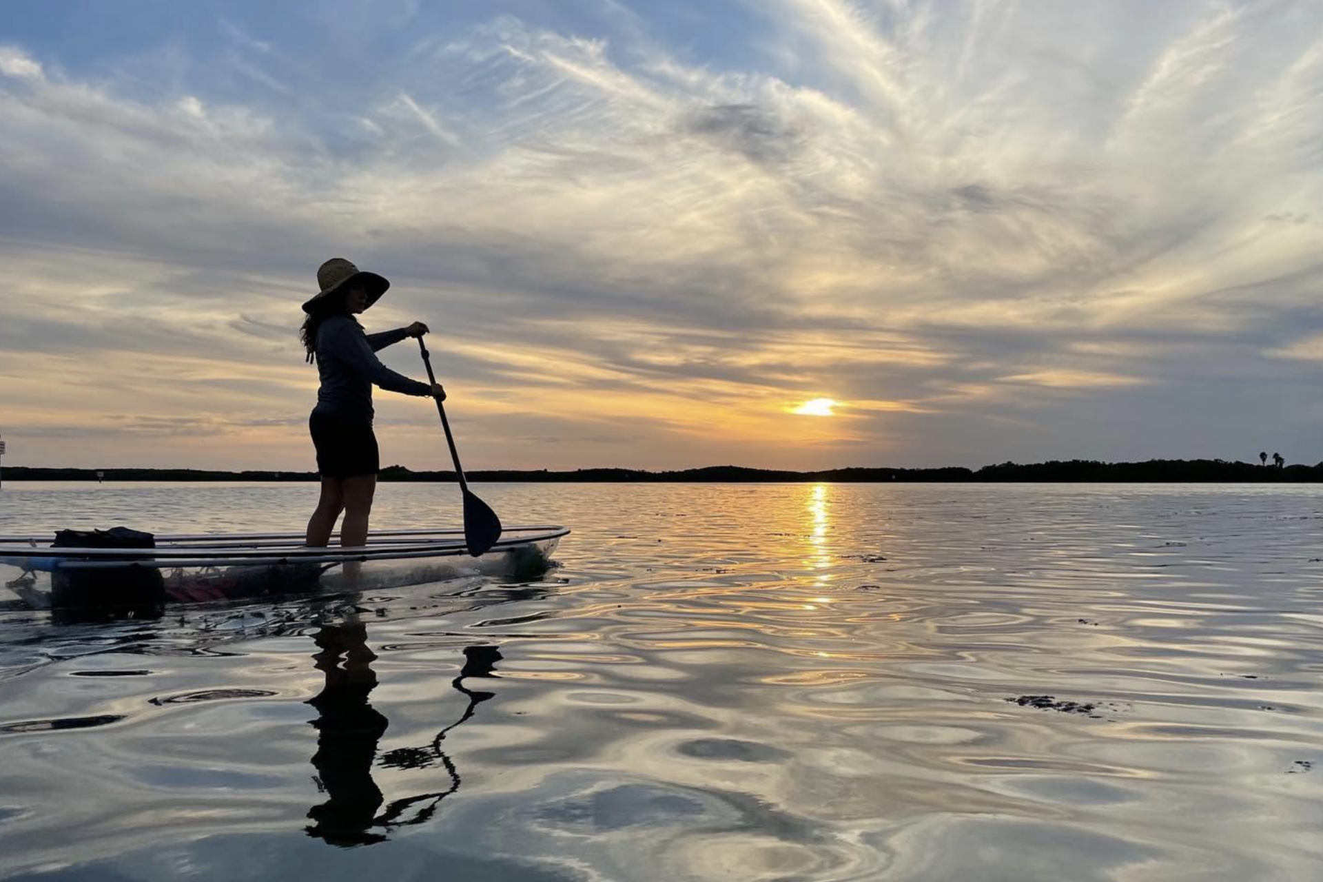 <p>A kayak tour around Tampa Bay offers an experience beyond the senses. Their clear kayaks allow you to paddle through crystal clear water and see what's underneath you. Mind-blowing.</p> <p>Image: Facebook - Get Up And Go Kayaking</p>