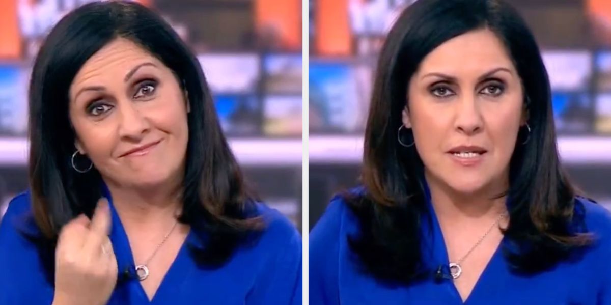 BBC Newsreader Maryam Moshiri Sparks Viral Moment As She's Caught ...