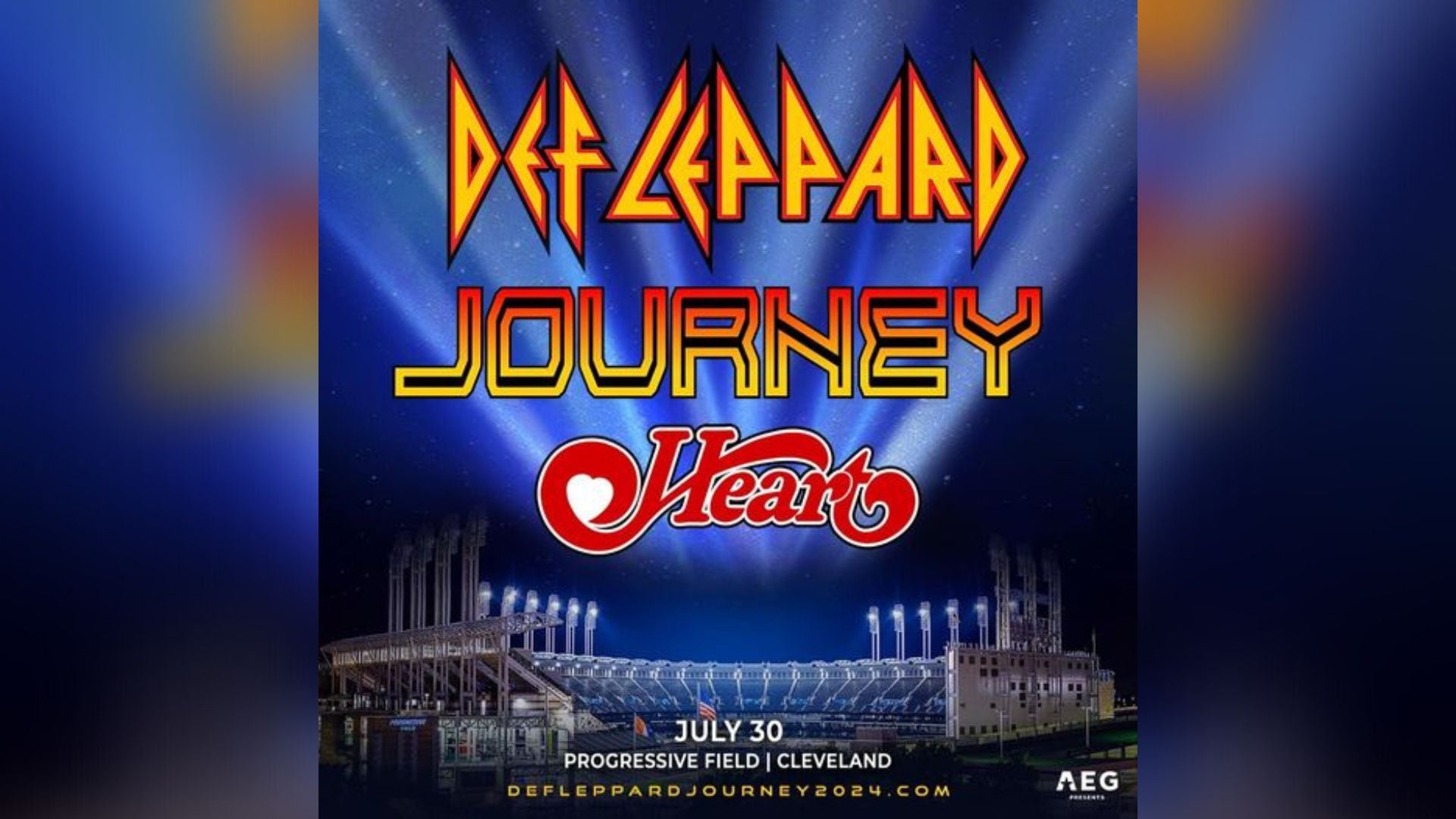 Def Leppard, Journey playing Progressive Field July 2024