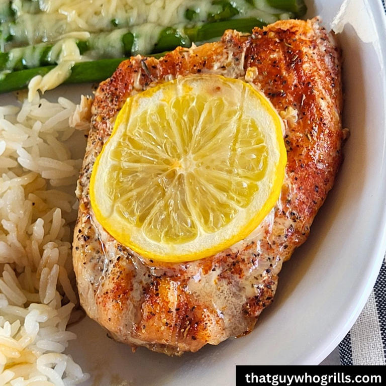 Grilled Salmon In A Fish Basket