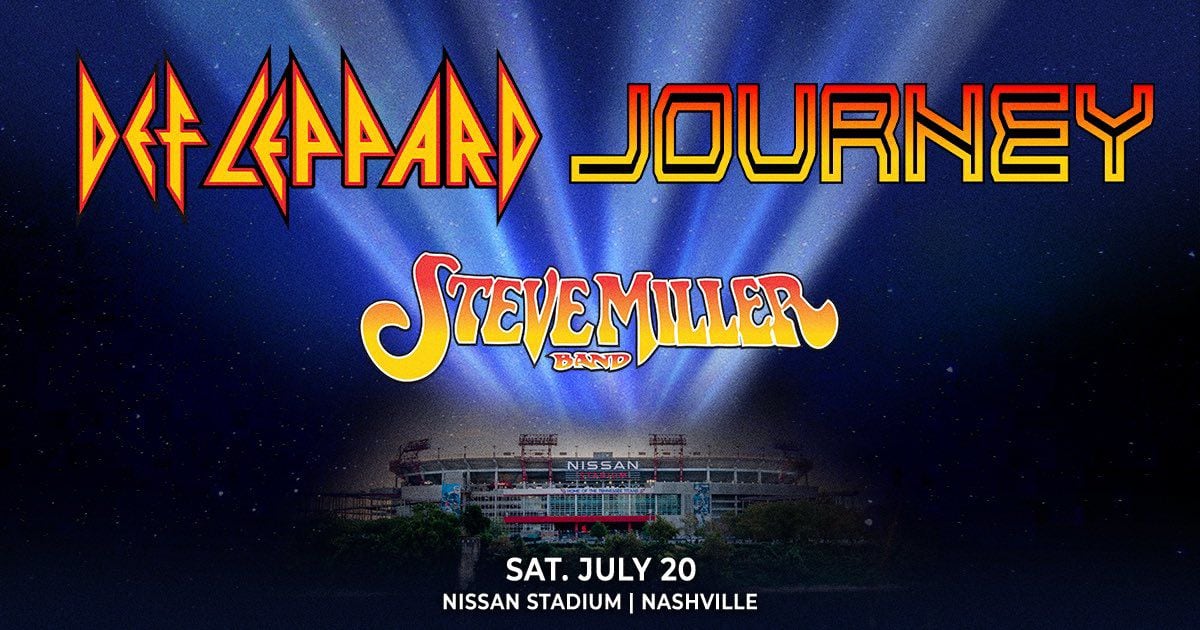 Def Leppard, Journey, Steve Miller Band to perform in Nashville in 2024