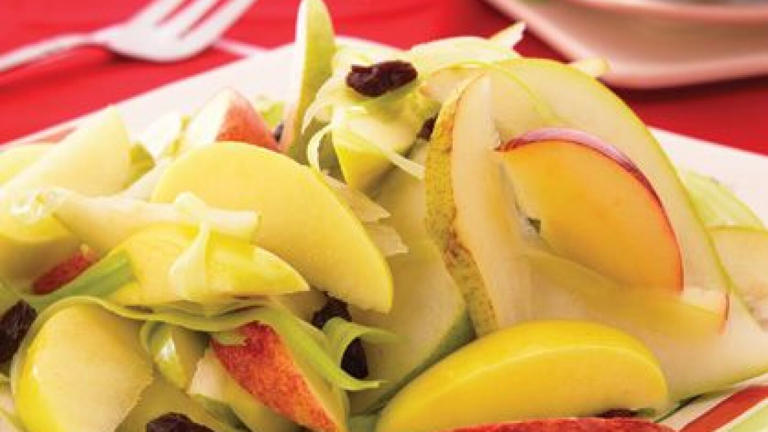 Ensalada de manzana y pera